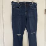 Dear John  GISELE High Waisted Skinny Jeans Dark Wash Distressed Knee Size 31 Photo 4