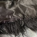 Detachable Faux Fur Collar Hood Trim Replacement Scarf for Coat Sweater Jacket Black Photo 4