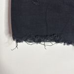 Aerie Black Stretch waistband Soft Denim Ripped distressed black Shorts size L Photo 8