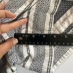 Loft Ann Taylor  The Riviera Short Women’s size 12 black and white striped tweed Photo 4