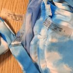 SheIn B50 Women’s Sexy  3Pc Cheeky Bikini Swimsuit Sarong Set Blue Size Large Photo 6