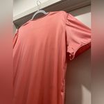 VTG Eve Lingerie Pink Chemise Nightgown With White Embroidered Floral Detail Photo 12