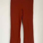 Athleta Elation Split Flare Pants Size Large Mahogany Brown Photo 2