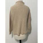 Cupcakes & Cashmere Turtleneck Ribbed Sweater Knit Pullover Tan XS Extra Small Tan Photo 7