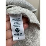 Sundry  Raw Edge Boxy Studded Sweatshirt 1 Photo 3