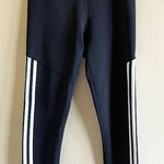 Adidas Climalite Black 3 Stripe 7/8 Tights Womens Size S Pocket Athletic… Photo 0