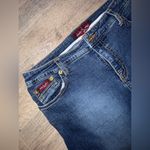 Baby Phat Blue Jeans with White Embroidery Photo 2