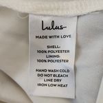 Lulus  Cream Floral Print Maxi Dress NWT Size Small Wedding Guest Dress Photo 10