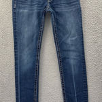 Miss Me Miss Me Low Rise Skinny Jeans Gold Sequin M Pockets Western Women's 30 x 31.5 Photo 0