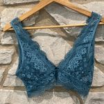 Victoria's Secret Victoria’s Secret Steel Gray Lace Wire Free Lightly Lined Bralette Bra S Photo 1