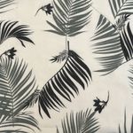 Kona Sol size small Sheer Black and White Leaf Print coverup kimono kaftan EUC Photo 7