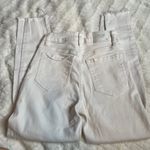 Ymi  Dream Jeans Ankle High Rise White 1 25‎ Denim Jean Raw Hem Photo 5