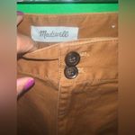 Madewell  Pleated Wide Leg Cropped Khaki Pants size 2 Photo 3
