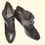 Nickels brand brown vegan leather ankle boots Size 10 Photo 6