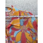 Allison Daley  Women's Button Down Shirt Short Sleeve Orange Size 12 Petite Photo 5