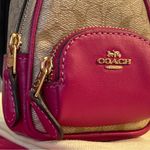Coach  Fuchsia and Beige Mini Backpack Bag Photo 2
