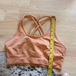 Alphalete Peach Crisscross Strappy Revival Sports Bra Size Small Photo 3