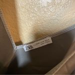 ZARA  Silky Silver V-neck Tank Size Small Photo 1