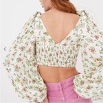 NWT For Love & Lemons Tanya Floral Long Sleeve Crop Top Size Small Photo 2