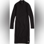 G-Star RAW ERGONOMIC SLIM RIB DRESS WMN Size Medium NWT Color Dark Black Photo 10