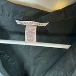 Victoria's Secret  Black Pajama Set with Pink Trim Photo 3