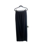 Adrianna Papell Evening Essentials Long Black Crepe Skirt Womens sz 6 NWT Photo 1