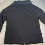Ann Taylor  Black Full Zip Lightweight‎ Jacket 3/4 Length Sleeves Pockets Size M Photo 6