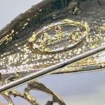 Mother Baby Angel "Mother" Pin Brooch Silver Gold Colors Wings with Hearts Photo 12