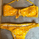 Out From Under Yellow Polka Dot Bikini Photo 0