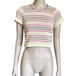 Urban Outfitters UO Out from Under Green and Purple Crop Top Photo 1