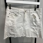 American Eagle Outfitters White Miniskirt Photo 0