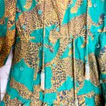 Farm Rio  Green and Yellow Leopard Print Mini Dress Photo 1