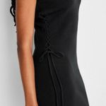 The Future Collective Black Sweater Ribbed Stretch Dress ReeseBlutstein Size XXS Photo 2