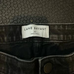 Lane Bryant Lane‎ Bryant Black Rhinestone Embellished Jeans size 20 Photo 2