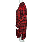 Only  Dress Women Small Red Black‎ Plaid Ivy Shirt True Streetwear Grunge Punk Photo 2