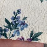 Vintage Midi Dress Floral 90s Momcore Sleeveless Petite Cream Pale Yellow Angel Size 12P Photo 10