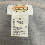 Talbots  Gray Women's Zip-Up Hoodie Size Small Photo 5