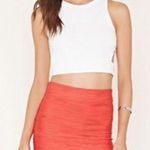 Orange bodycon mini skirt Photo 1