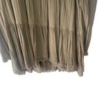 American Eagle Women's Size XS Olive Green Tiered Babydoll Top Green Photo 3