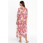 Johnny Was NEW  Summer Days Eyelet Colorful Resortwear Boho Midi Dress Size S Photo 1