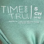 Aqua seafoam green jersey knit swing dress with pockets size small NWT Photo 5