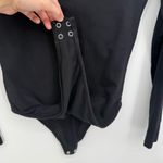 Old Navy  Black Long Sleeve Classic Bodysuit Size Small Cotton Blend Photo 9