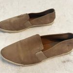 Frye Tan Brown leather Slip-on Flat Sneakers Size 7.5 Photo 3