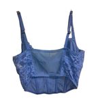 Gilly Hicks 441.  Hollister blue corset crop top size medium Photo 1