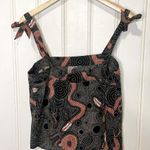 Anthropologie Corey Lynn Calter Ibiza Snake Print Tank Top Sz Small Photo 5