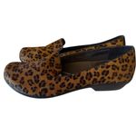 Dansko Olivia Calf Hair Cheetah Print Loafers Flats Slip On Size 41- US 10.5/11 Photo 1