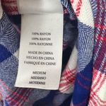 Rails  red flannel shirt dress size small Photo 5