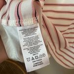 Loft  striped ruffle neck business casual tank top blouse Photo 3