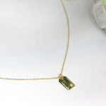 Boutique 14k gold plated 925 Silver Dainty Tag Necklace Photo 1