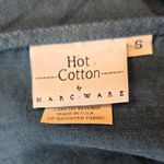 Hit Cotton Marc Ware Dark Blue Linen Button Down Cardigan Top Photo 6